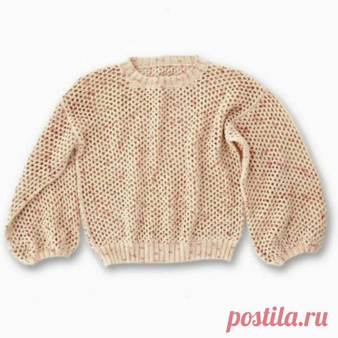 Кремовый пуловер. Выкройка и схемы – Paradosik Handmade - вязание для начинающих и профессионалов
