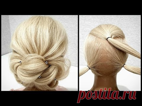 40 Пучков из Резинок. Быстрые прически. 40 Bunches from elastic bands. Fast hairstyles.