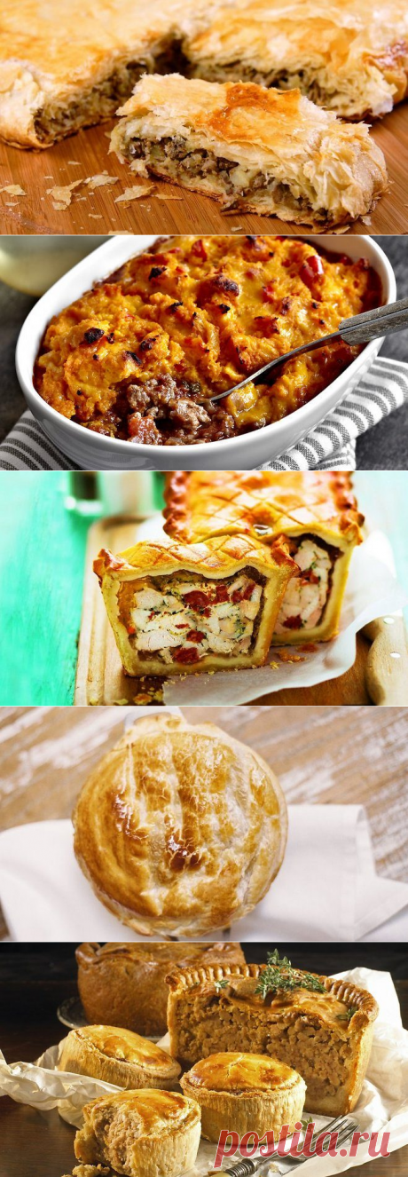 5 простых и вкусных пирогов с мясом