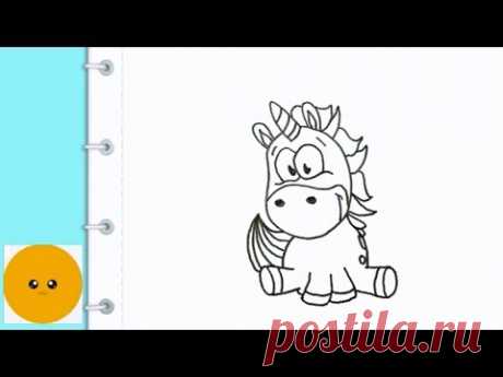 How to draw a unicorn || Как нарисовать единорога