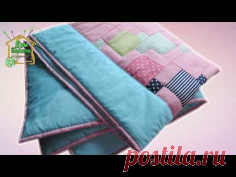 Мастер-класс детское одеяло в стиле пэчворк / Лоскутное шитье /