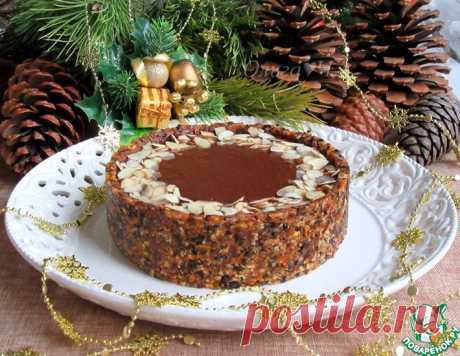 Шоколадно-ореховый постный торт – кулинарный рецепт