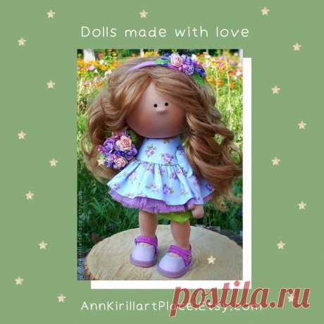 Tilda Cloth Doll Birthday Present Doll Portrait Art Doll | Etsy