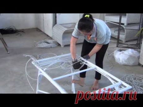 Poly Rattan Furniture - Skillful Weaving
