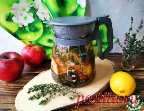 Яблочно-лимонный чай с чабрецом – кулинарный рецепт