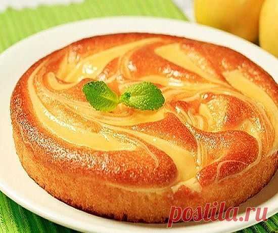 >Вкусная творожная запеканка.