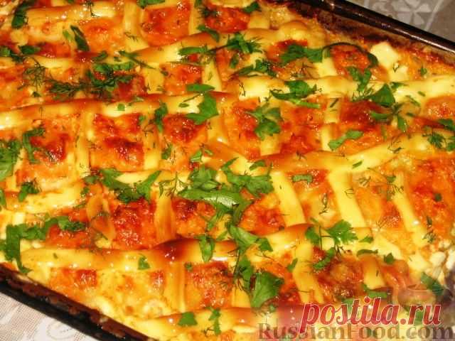 Рыба, запеченная под "шубой" - обалденный вкусный быстрый рецепт!