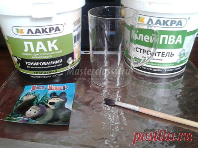 Фотопечать на кружке в технике декупаж. Мастер-класс