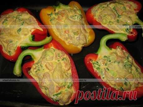 Нежная курица в сладком перце
