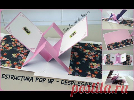 Estructura pop up - desplegable doble