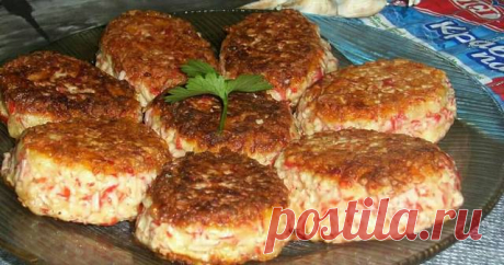 Котлеты из крабовых палочек Автор рецепта Лиана Курбанова - Cookpad