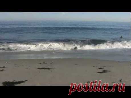 ♥♥ Relaxing 3 Hour Video of California Ocean Waves