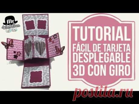Easy pop up and twist card tutorial