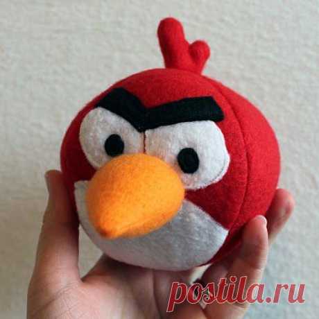 Angry Birds. Шьем Красногго