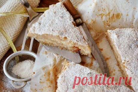 Насыпной яблочный пирог - Лучшие кулинарные рецепты интернета