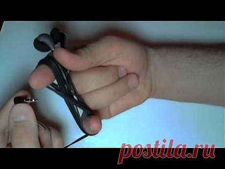▶ Как сложить наушники. How to fold the headphones. - YouTube