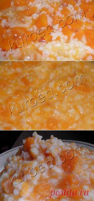 РЕЦЕПТЫ | Тыквенная каша с молоком и рисом