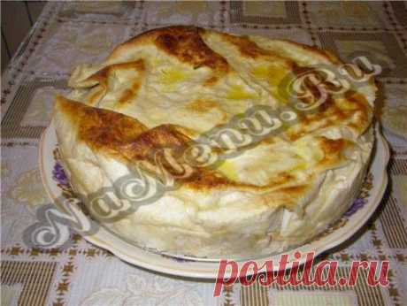 Пирог с сыром из лаваша