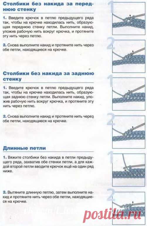 Шпаргалка для новичка по вязанию