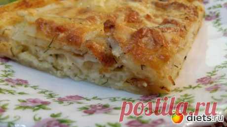 Ленивый пирог из лаваша с сыром и зеленью.: Экономная хозяйка!У меня ничего не пропадает!: Группы - diets.ru