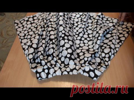 Юбка солнце сшить  одним швом за 1 час   быстро и очень красиво how to sew a skirt