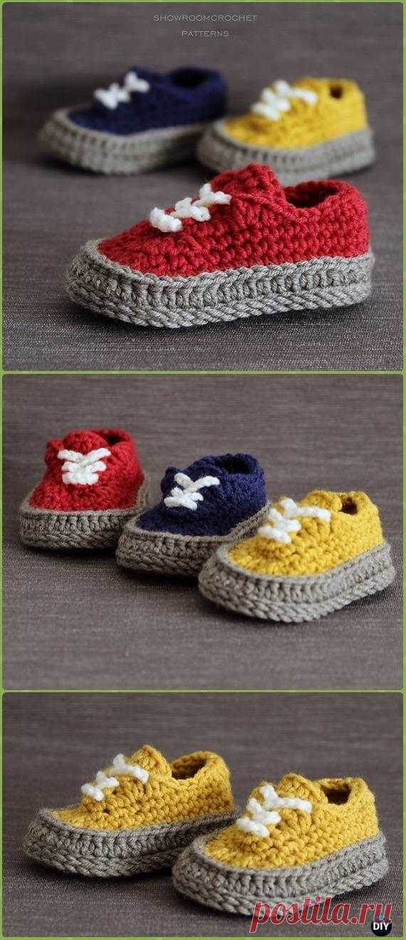 Crochet Sneaker Slipper Booties Free Patterns & Paid Baby Shoes