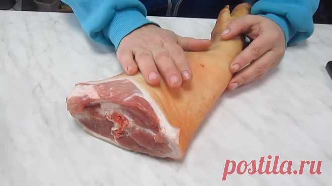 Буженина домашняя. Бюджетная буженина из свиной рульки.