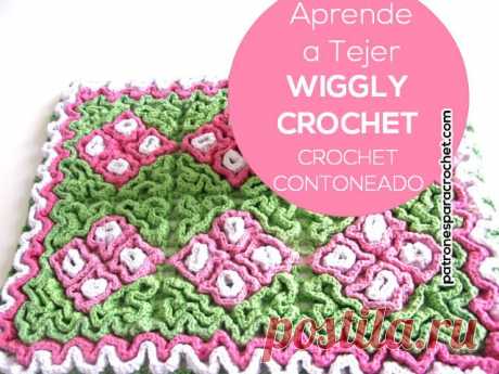 Aprende Crochet Contoneado o Crochet Wiggly / Tutorial y revista para descargar gratis ~ Patrones para Crochet