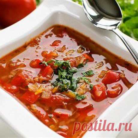 Холодный томатный суп рецепт – вегетарианская еда: супы