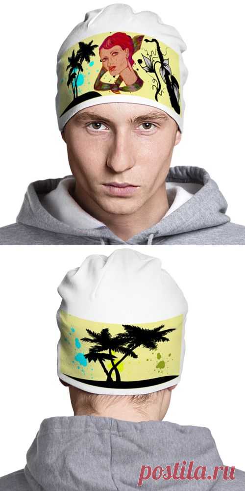Шапка "Девушка в галстуке." от Printissimo - Printio