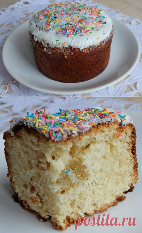 Кулич пасхальный с золотистым изюмом, рецепт с фото | Happy Lady | Счастливая женщина