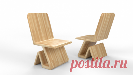 Design chair Free 3D Model - .3ds .obj .dae .blend .fbx .mtl .stl - Free3D