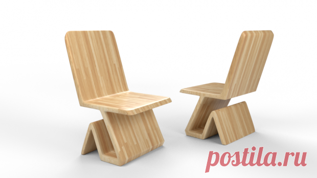 Design chair Free 3D Model - .3ds .obj .dae .blend .fbx .mtl .stl - Free3D