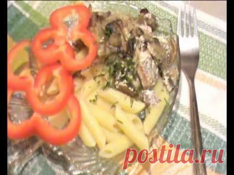 Горбуша в сметане с грибами: 4 рецепта ужина / Простые рецепты