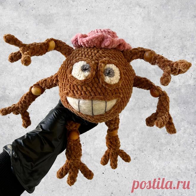PDF Железная Няня крючком. FREE crochet pattern; Аmigurumi toy patterns. Амигуруми схемы и описания на русском. Вязаные игрушки и поделки своими руками #amimore - плюшевая Железная Няня из Смешариков, робот из плюшевой пряжи, схема робота из детского мультфильма "Смешарики".