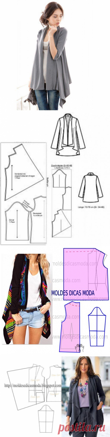 Моделирование простого и эффектного кардигана — DIYIdeas