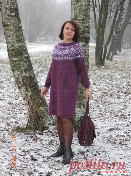 Джемпер fireflowers jumper, вернее по мотивам... - Вязание - Страна Мам