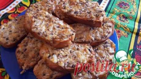 Горячие бутерброды с шампиньонами