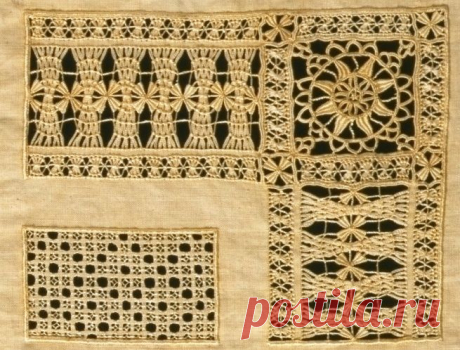 pulled thread embroidery | An Unhealthy Fascination – Drawn Thread Embroidery | Beth Dunn