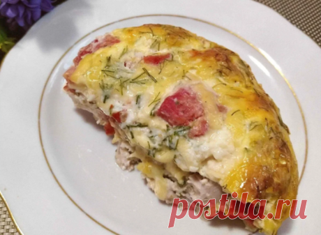 Я просто заливаю куриную грудку яйцом и готовлю нежное блюдо "Курочка в облаке"