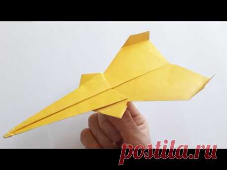 Как сделать Самолет Истребитель далеко летит, How to make a fighter plane fly far