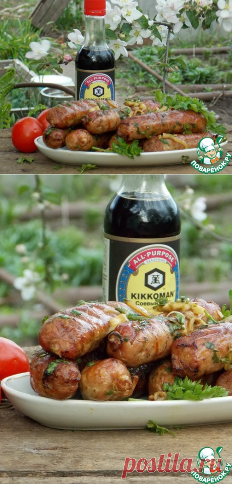 Куриные купаты-гриль - кулинарный рецепт