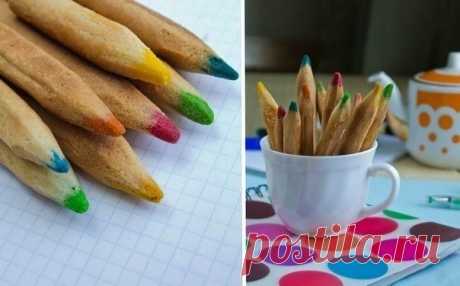 Как приготовить цветные карандаши - рецепт, ингридиенты и фотографии