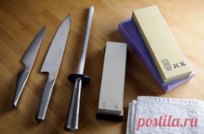 Как самостоятельно заточить кухонные ножи до бритвенной остроты