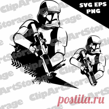 Storm Trooper svg Star wars svg eps png Star wars vector