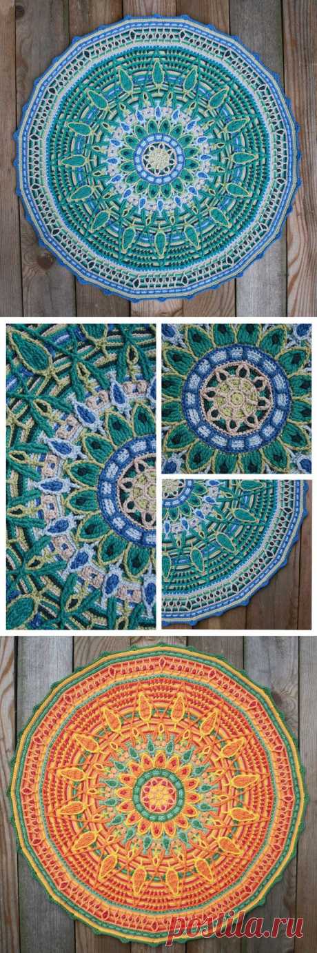 Crochet Overlay Mandala No. 7 Pattern PDF от CAROcreated на Etsy