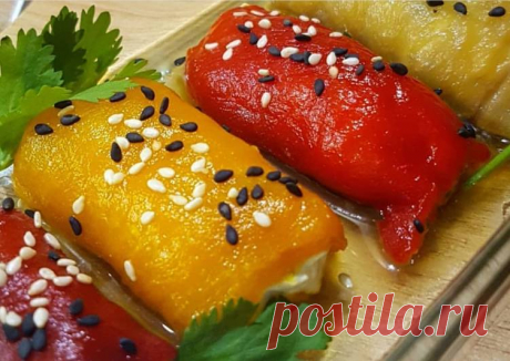Новогодняя закуска из запеченных перцев Автор рецепта Аиша - Cookpad