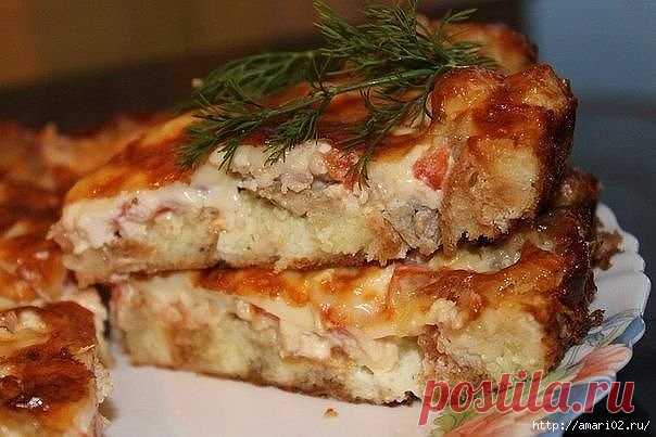 Рецепты быстрых и сытных пирогов.