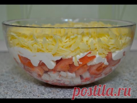 Необычайно вкусный салат "Красное море"