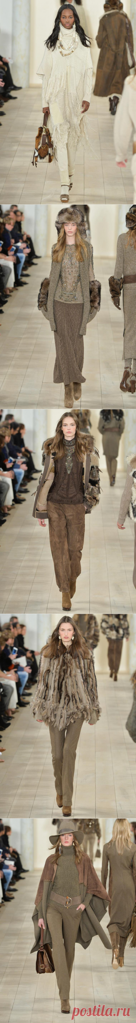 Тематика Дикого Запада в коллекции американского дизайнера Ralph Lauren